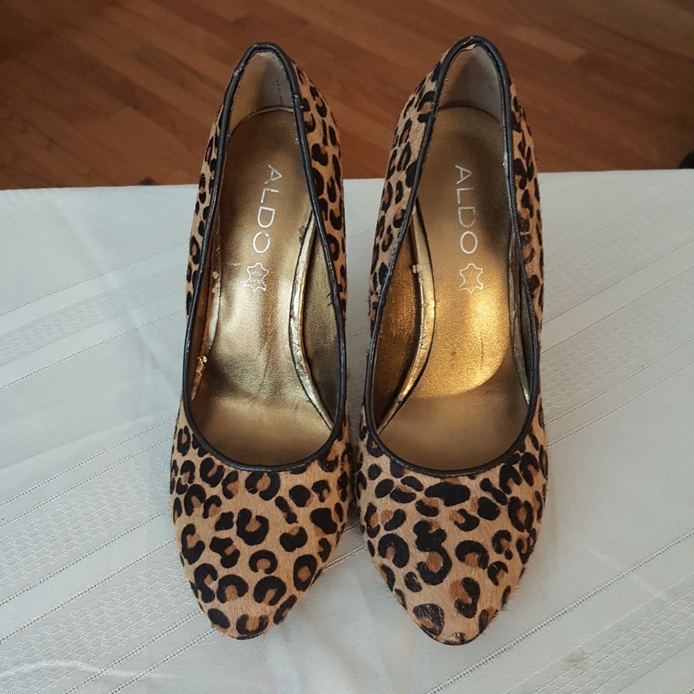 ❤️Last Chance !! ALDO Leopard print stiletto pumps